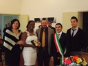 il Sindaco e gli sposi
