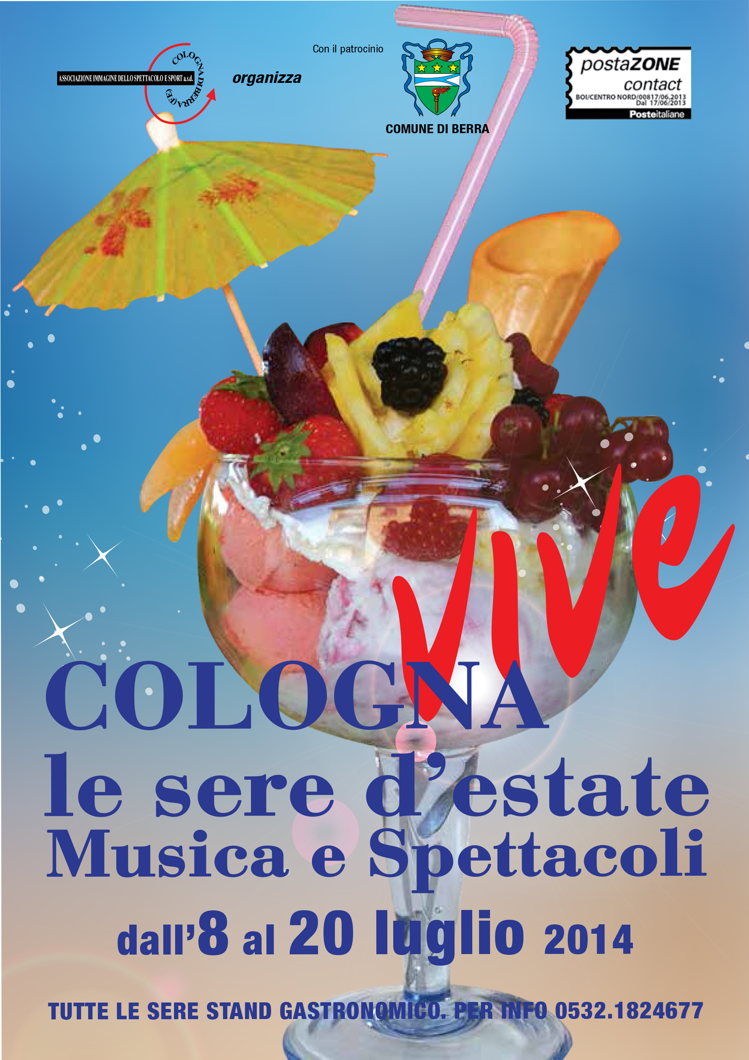 Locandina Cologna vive le sere d'estate 2014