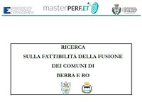 RICERCA SULLA FATTIBILITA' DELLA FUSIONE DEI COMUNI DI BERRA E RO